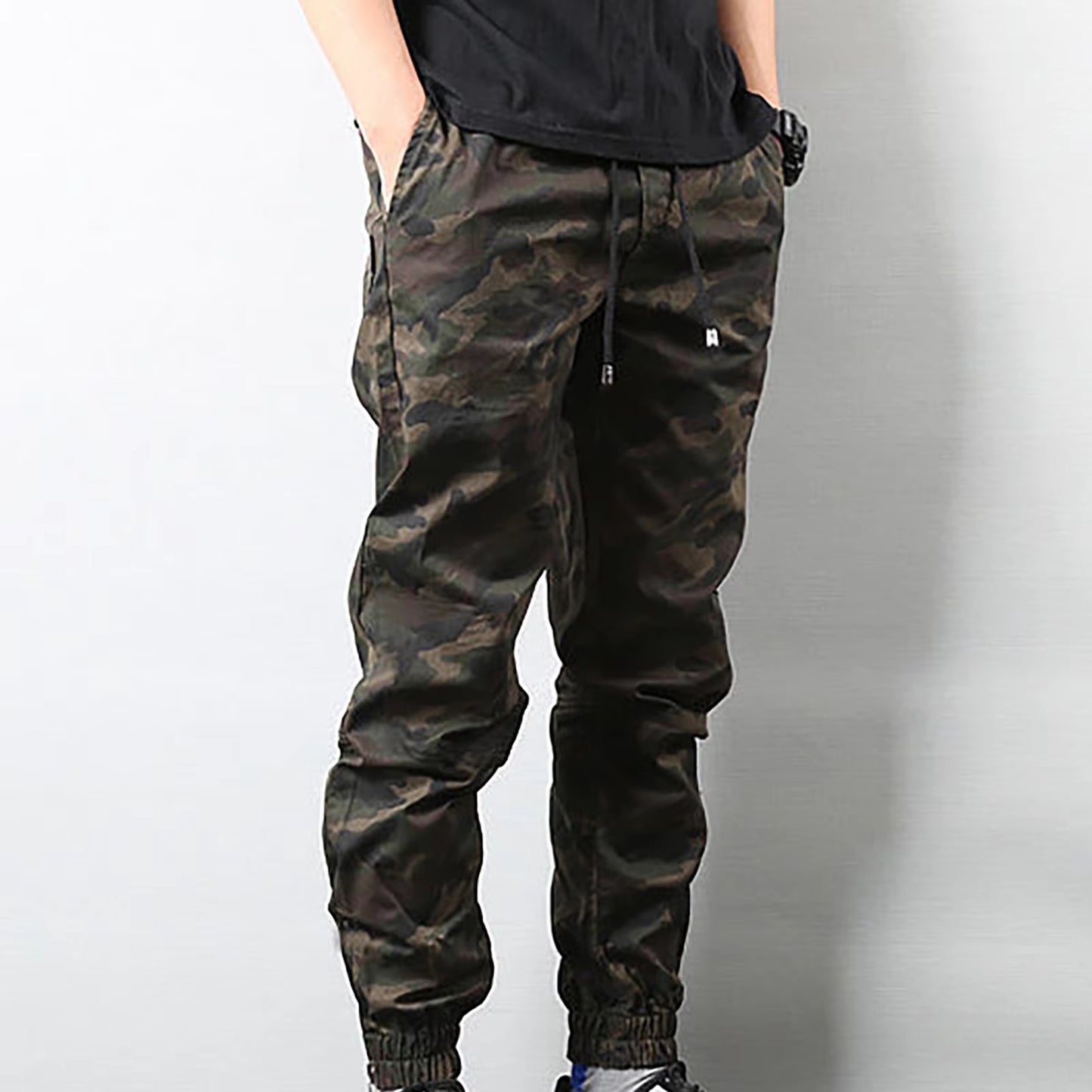 Camouflage Jogger Pants Streetwear Casual Trousers Men Cotton Joggers Sweatpants plus Size Straight Slacks Hombre Pants Male