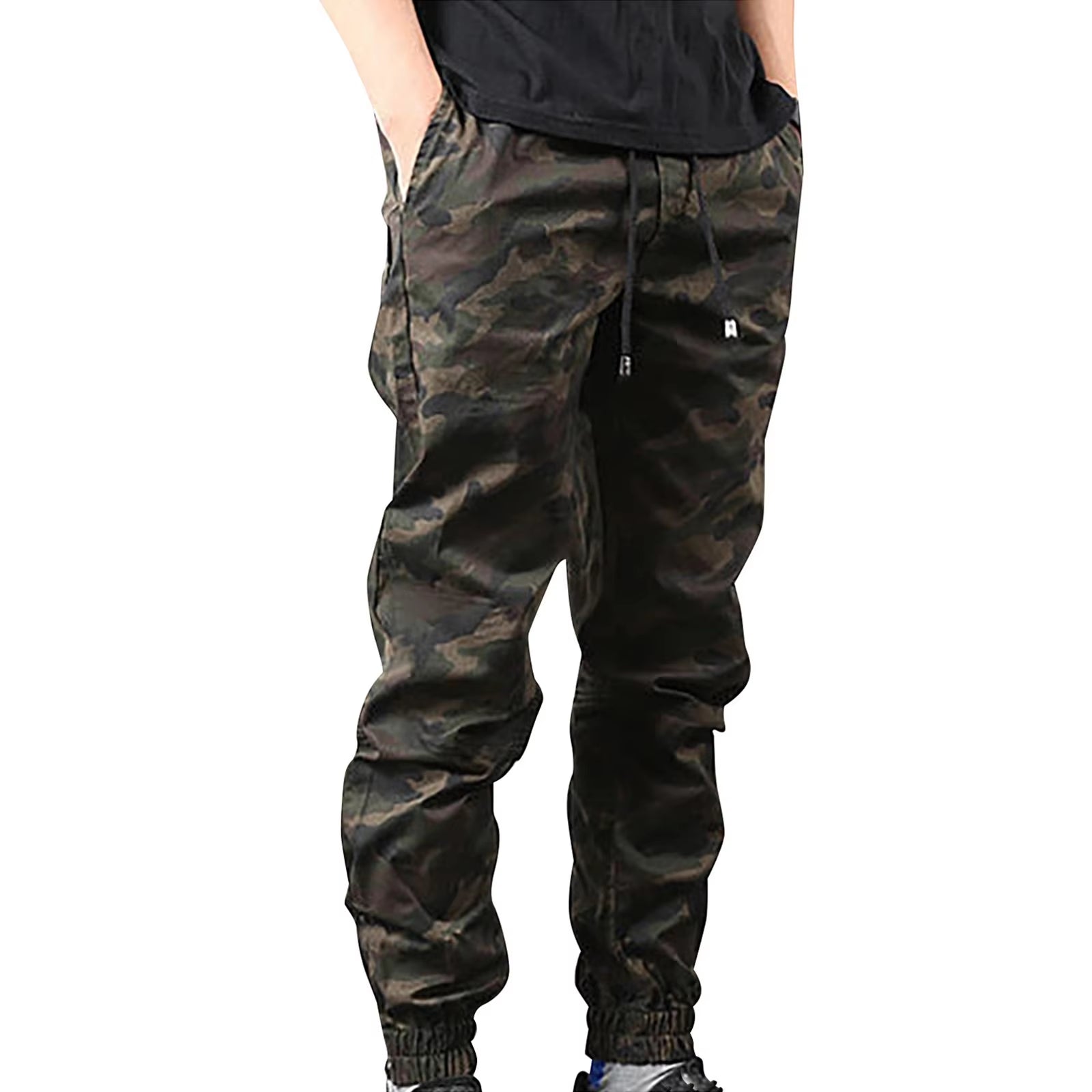 Camouflage Jogger Pants Streetwear Casual Trousers Men Cotton Joggers Sweatpants plus Size Straight Slacks Hombre Pants Male